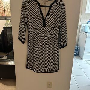 Banana Republic Black and White Polka Dot Tunic